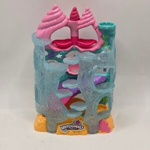 Hatchimals Coral Castle Playset Kids Blue Pink Underwater Mermals Spin Toy